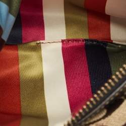 Pre Owned Coach Beige/Brown Signature Canvas and Leather Legacy Crossbody Bag