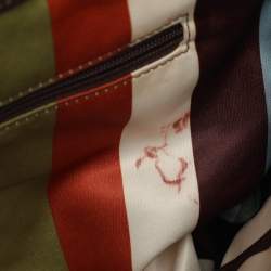 Pre Owned Coach Brown Signature Canvas and Leather Legacy Leigh Shoulder Bag