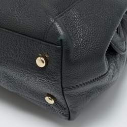 مملوكة مسبقًا Coach Black Leather Edie 31 Shoulder Bag