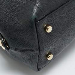 مملوكة مسبقًا Coach Black Leather Edie 31 Shoulder Bag
