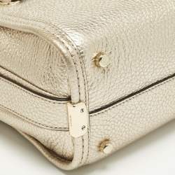 Pre Owned Coach Gold Leather Swagger 20 Crossbody Bag