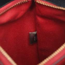 Pre Owned Coach Multicolor Stripe Canvas and Leather Mollie Bucket Bag