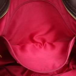 Pre Owned Coach Brown Leather Zoe Hobo