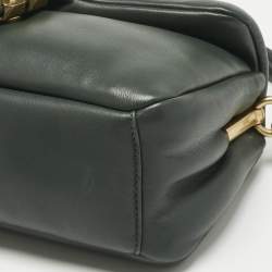 مملوكة مسبقًا Coach Dark Green Leather Tabby Pillow 26 Shoulder Bag