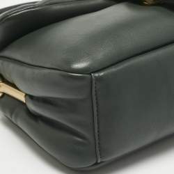 مملوكة مسبقًا Coach Dark Green Leather Tabby Pillow 26 Shoulder Bag
