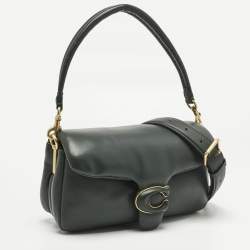 مملوكة مسبقًا Coach Dark Green Leather Tabby Pillow 26 Shoulder Bag