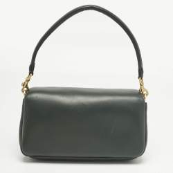 مملوكة مسبقًا Coach Dark Green Leather Tabby Pillow 26 Shoulder Bag