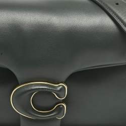 مملوكة مسبقًا Coach Dark Green Leather Tabby Pillow 26 Shoulder Bag
