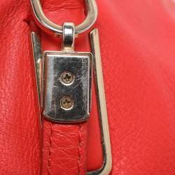 Pre Owned Coach Red Leather Kelsey Tote