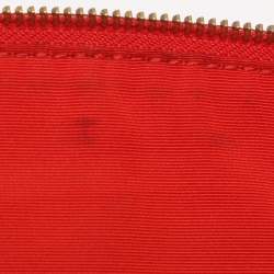 Pre Owned Coach Red Leather Kelsey Tote