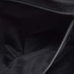 Pre Owned حقيبة ساتشل كوتش برايري جلد بطبعة زهور سوداء