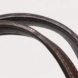 مملوكة مسبقًا حقيبة يد كوتش باتشورك جلد وسويدي وكانفاس شعار ذهبي