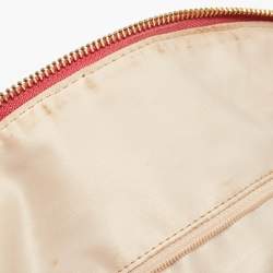 Pre Owned Coach Red Leather Madison Lindsey Satchel