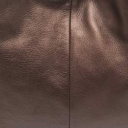 Pre Owned Coach Copper Brown Leather Phoebe Madison Shoulder Bag