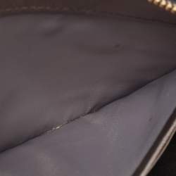 Pre Owned Coach Black Leather and Leather Zip Around