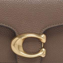 Pre Owned Coach Brown Leather Tabby 20 Crossbody Bag