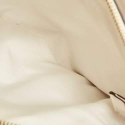 Pre Owned Coach Off White Leather Christie Carryall Satchel