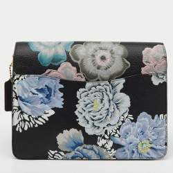 Pre Owned Coach Multicolor Floral Print Leather Tabby Shoulder Bag