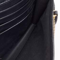 Pre Owned Coach Brown/Beige Signature Coated Canvas and Leather Hayden Foldover Clutch