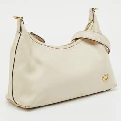 Pre Owned Coach Off White Leather Juliet Shoulder Bag