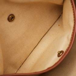 Pre Owned Coach Off White Leather Juliet Shoulder Bag