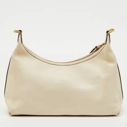 Pre Owned Coach Off White Leather Juliet Shoulder Bag