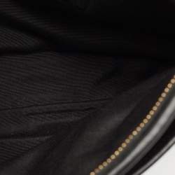 Pre Owned Coach Brown/Black Signature Coated Canvas File Crossbody Bag