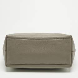 Pre Owned Coach x Gary Baseman Beige Leather Lou City Zip Tote