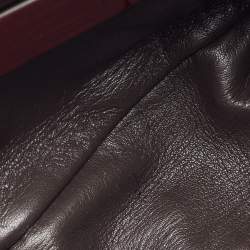 Pre Owned Coach Dark Red Leather Nomad Hobo