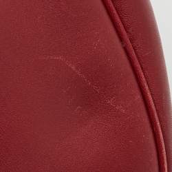 Pre Owned Coach Dark Red Leather Nomad Hobo