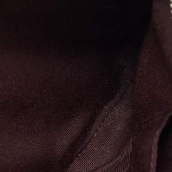 Pre Owned Coach Black Leather Double Zip Crossbody Bag