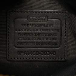 Pre Owned Coach Red Leather Borough Tote