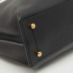 Pre Owned Coach Black Leather Willow Tote