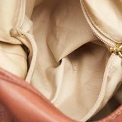 Pre Owned Coach Brown Leather Legacy Tassel Bucket Bag