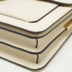 Pre Owned Coach Off White Leather Tabby 26 Shoulder Bag