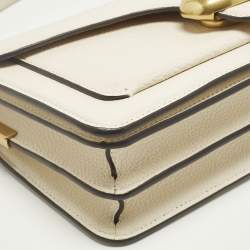 Pre Owned Coach Off White Leather Tabby 26 Shoulder Bag