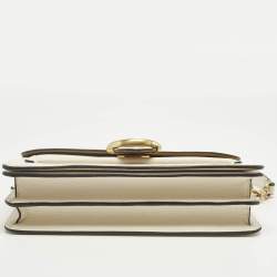 Pre Owned Coach Off White Leather Tabby 26 Shoulder Bag