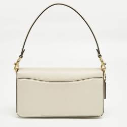 Pre Owned Coach Off White Leather Tabby 26 Shoulder Bag
