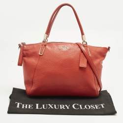 Pre Owned حقيبة ساتشل كوتش كلسي صغيرة جلد سوداء