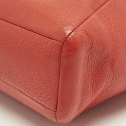 Pre Owned حقيبة ساتشل كوتش كلسي صغيرة جلد سوداء