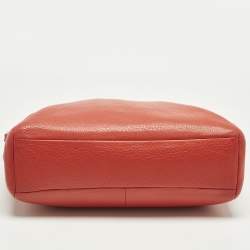 Pre Owned حقيبة ساتشل كوتش كلسي صغيرة جلد سوداء