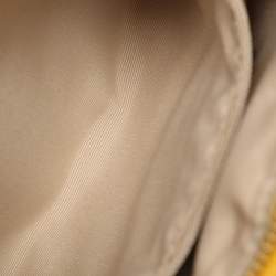 Pre Owned Coach Yellow Leather Mini Christie Carryall Satchel