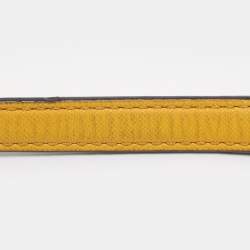 Pre Owned Coach Yellow Leather Mini Christie Carryall Satchel