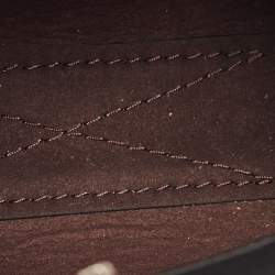 مملوكة مسبقًا حقيبة يد كوتش \"تروب\" 16 جلد أسود/أخضر وجلد الثعبان