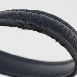 مملوكة مسبقًا حقيبة كوتش كريستي ساتشيل جلد أزرق بحري كبيرة