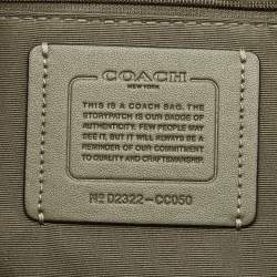 مملوكة مسبق�ًا Coach Cameron Army Green Leather Tote