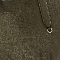 مملوكة مسبقًا Coach Cameron Army Green Leather Tote