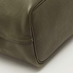 مملوكة مسبقًا Coach Cameron Army Green Leather Tote