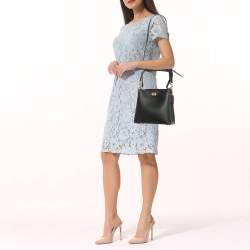 Pre Owned Coach Willow Black Leather Bucket Bag