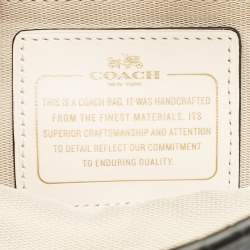 مملوكة مسبقًا Coach Gramercy Black Croc Embossed Leather Top Handle Bag